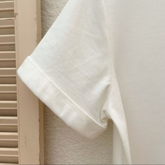 LuLaRoe White T-shirt with Pink “You Go Girl” Graphic on Front, Cuff Sle… - Picture 4 of 7